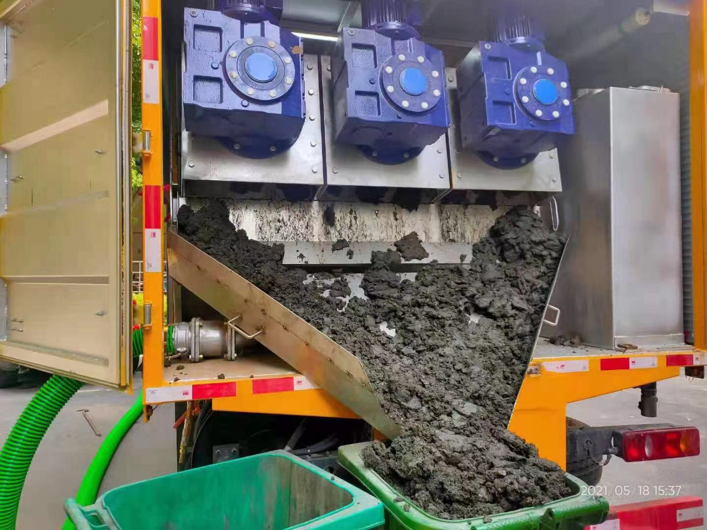 铅山化粪池清掏城市维护站-泥浆净化干湿分离处理